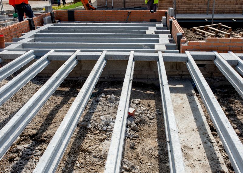 Steel Beam Installation in Fall